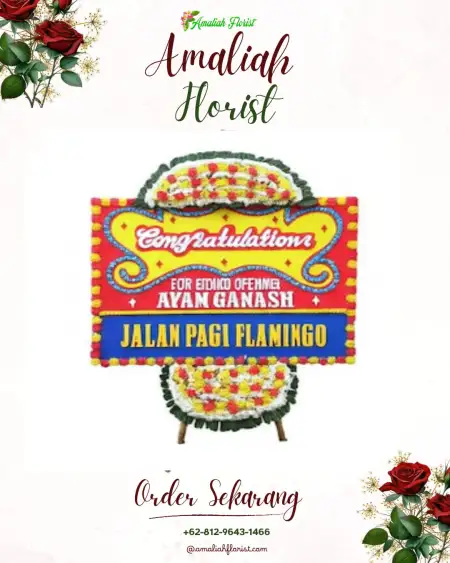 Sewa Papan Bunga Kebaron